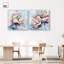 "Blush Pink Whimsy", ensemble de 2 reproductions d'art sur toile par -343044562-343044563-343044554