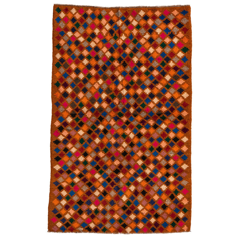 Tapis orange Nunez