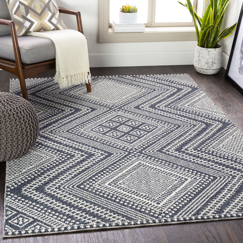Baconton Southwestern Indoor / Outdoor Rug, Rectangle 5'3" x 7'3"