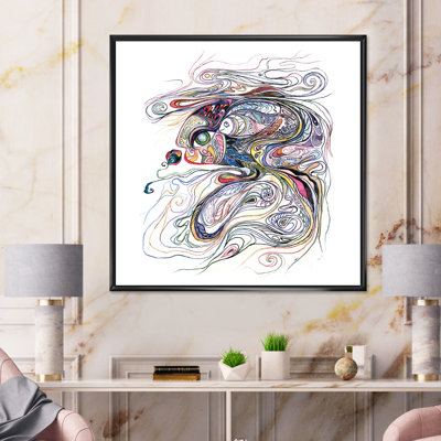 «Magic Mother Fish», peinture sur toile