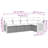 Vidaxl Garden Sofa Set Black