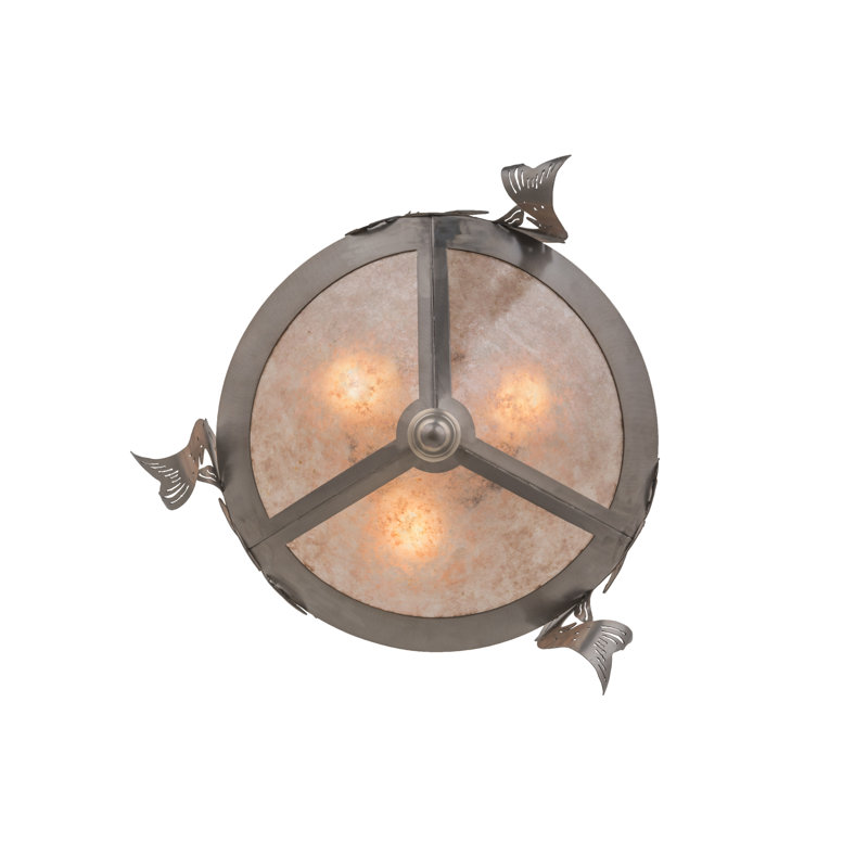 Catch of the Day Trout 3 - Light Semi Flush Mount