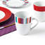 Waterside 24pc Modern Stripe Dinner set
