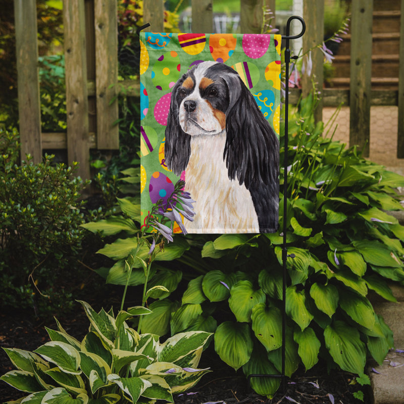 Drapeau de jardin Atara, Épagneul cavalier King Charles 1