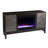 Lucely Lannington Color Changing Fireplace with Media Storage