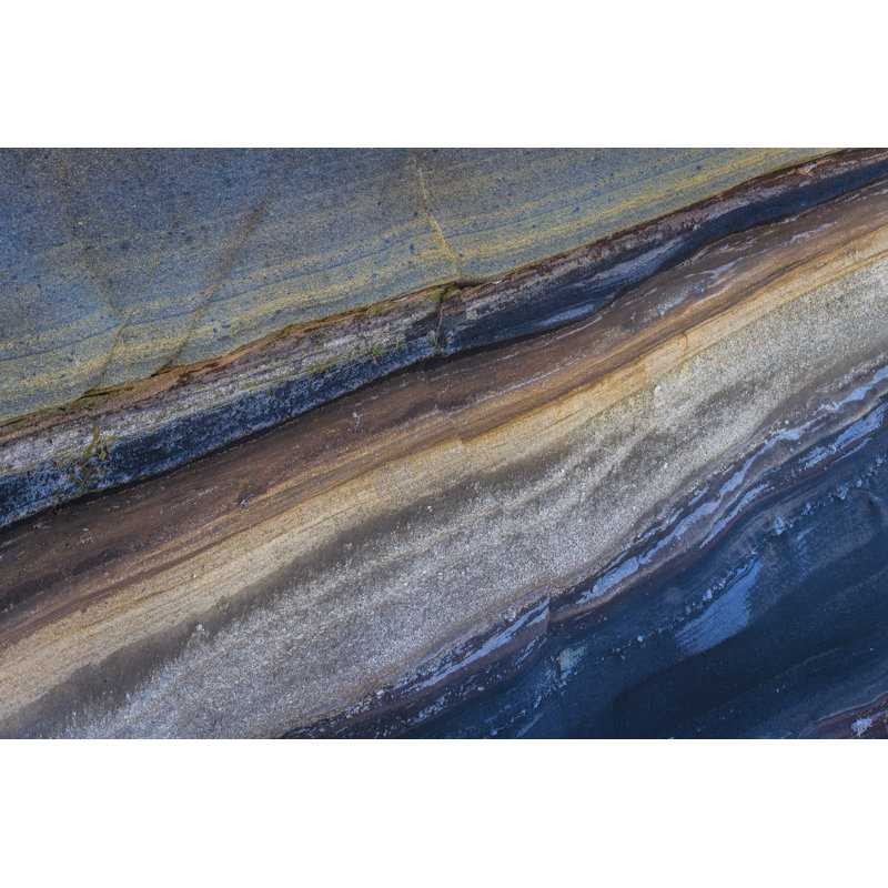 Sediment Layers by Pavliha, 12" H x 18" W