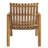 Kenmare Modern Rustic Acacia Wood Outdoor Lounge Chair with Slatted Back and Curved Seat-125238884-129684000