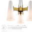 3-Light Pendant Light In Opal Black-1464678327