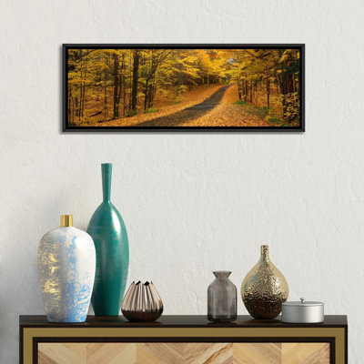 «Panoramic Autumn Road, Emery Park, New York», reproduction de photo sur toile