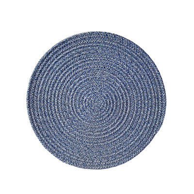 15" Round Braided Placemats Set Of 4