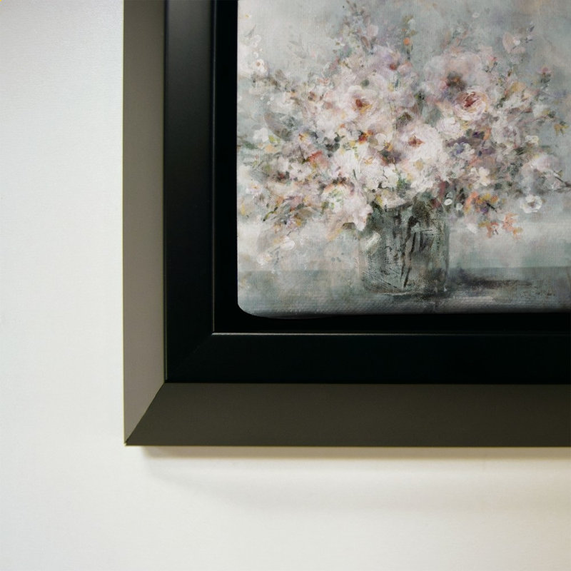 «Lovely Bouquet» par Carol Robinson - Impression sur toile, 24" H x 24" W, Black