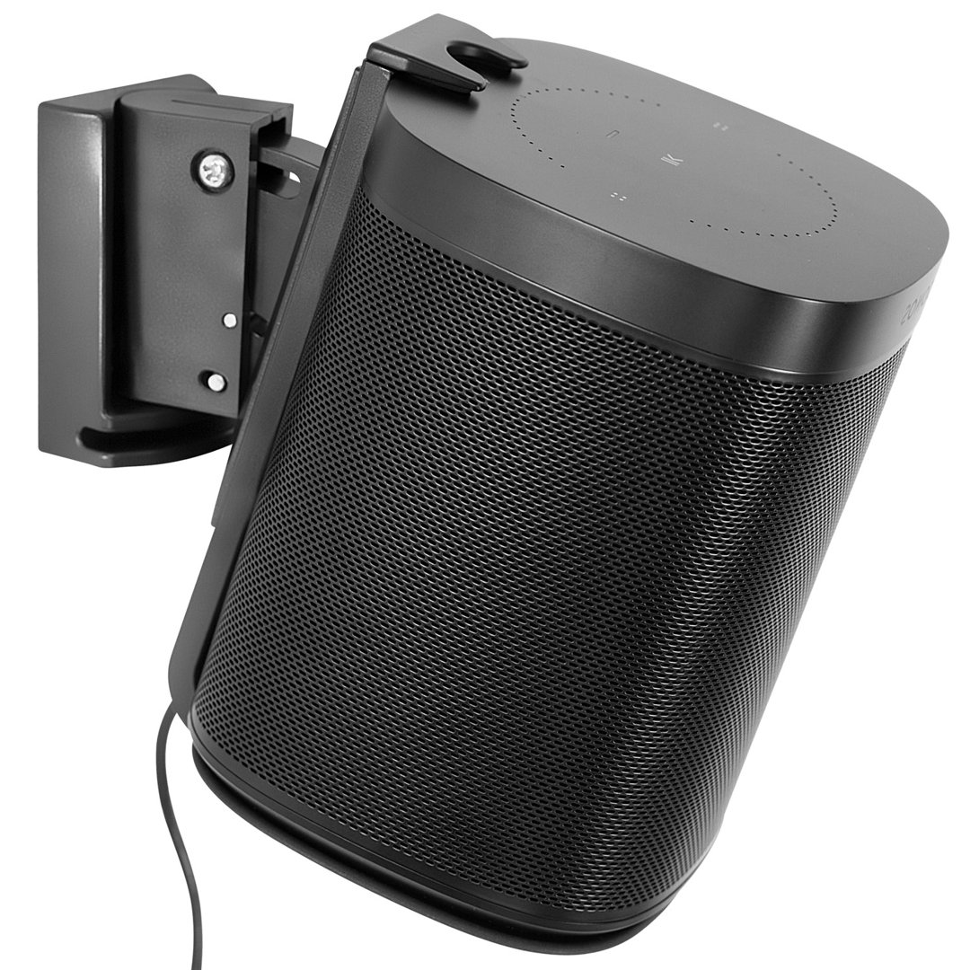Mount-It Adjustable Speaker Wall Mount Compatible with SONOS One, One SL and 