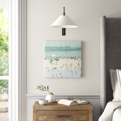 Sea Sandbar I by Emma Scarvey - Wrapped Canvas Painting