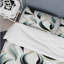 Ensemble de housse de couette abstraite blanc et noir Minimalist Elegance V-1095054245