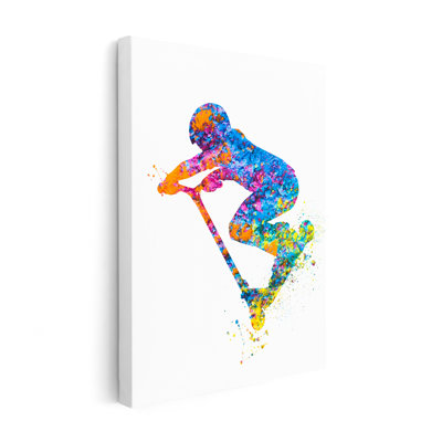 Watercolor Scooter