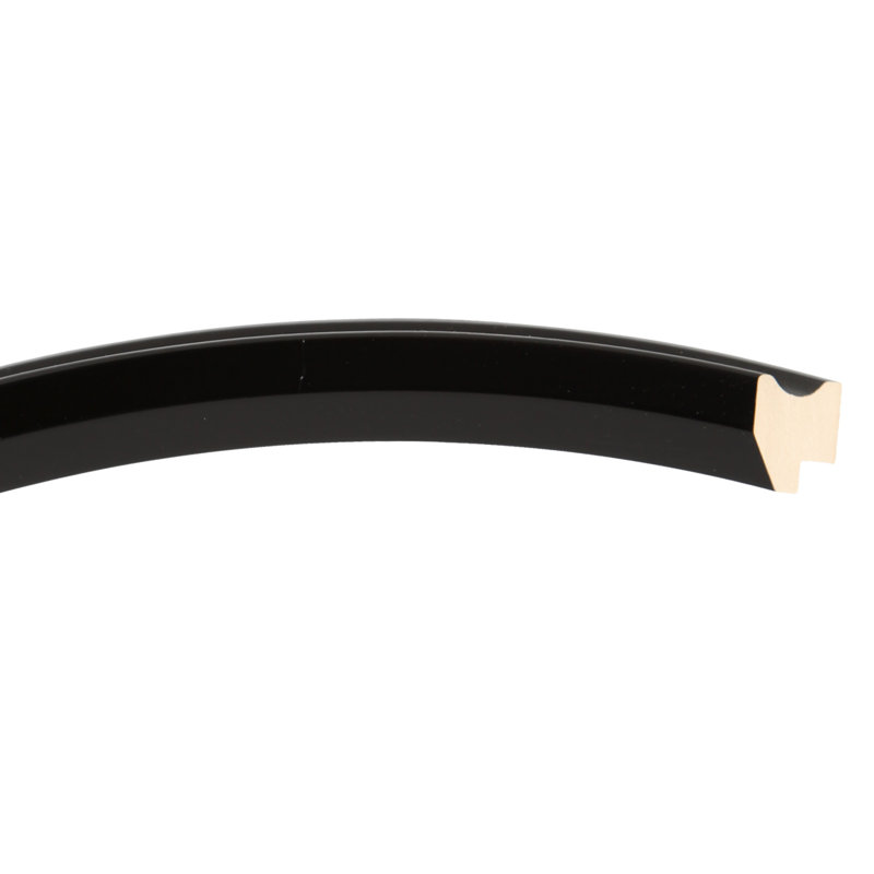 Miroir d'appoint Meigs, Noir mat, H 22 po x l 18 po