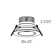 4.25'' Tunable Color Temperature Dimmable Air-Tight IC Rated LED Canless Recessed Lighting Kit