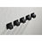 3/4" Cast Metal Volume Control Valve - Adjustable Brass Handle Shower, Corrosion Resistance, Rust Proof, Matt Black, Convenient Setup Way Shower Metal, Handle, , Rust, Install Process