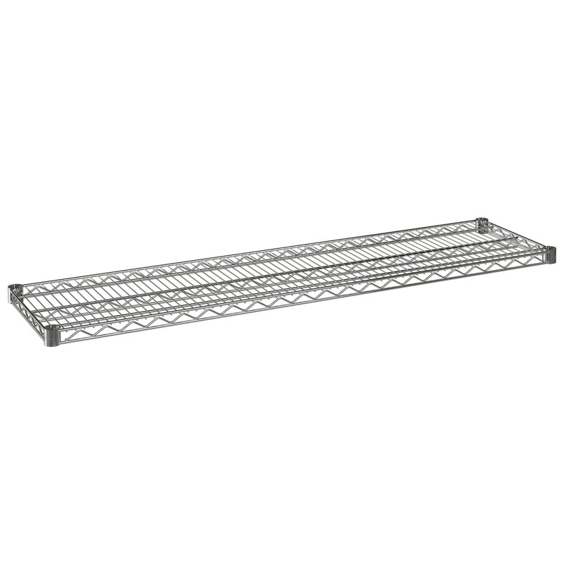 Wire Shelf, Chrome, 1" H x 48" W x 14" D