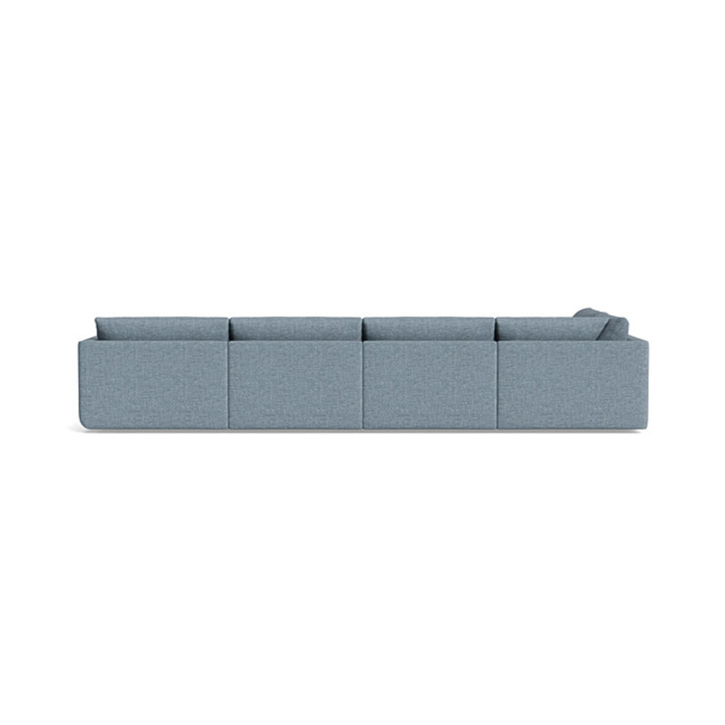 Eva Modular Sectional, Left Hand Facing, Performance Weave - Navy