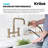 Urbix Bridge Faucet with Side Spray Included-49089339