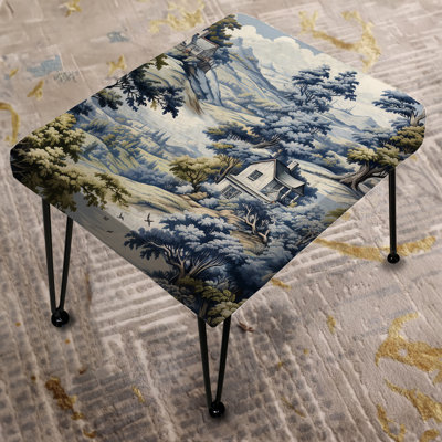 Rustic Farmhouse Wilderness Blooms - Vintage Rectangle Ottoman