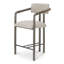 Cassidy Upholstered Stool with Metal Frame