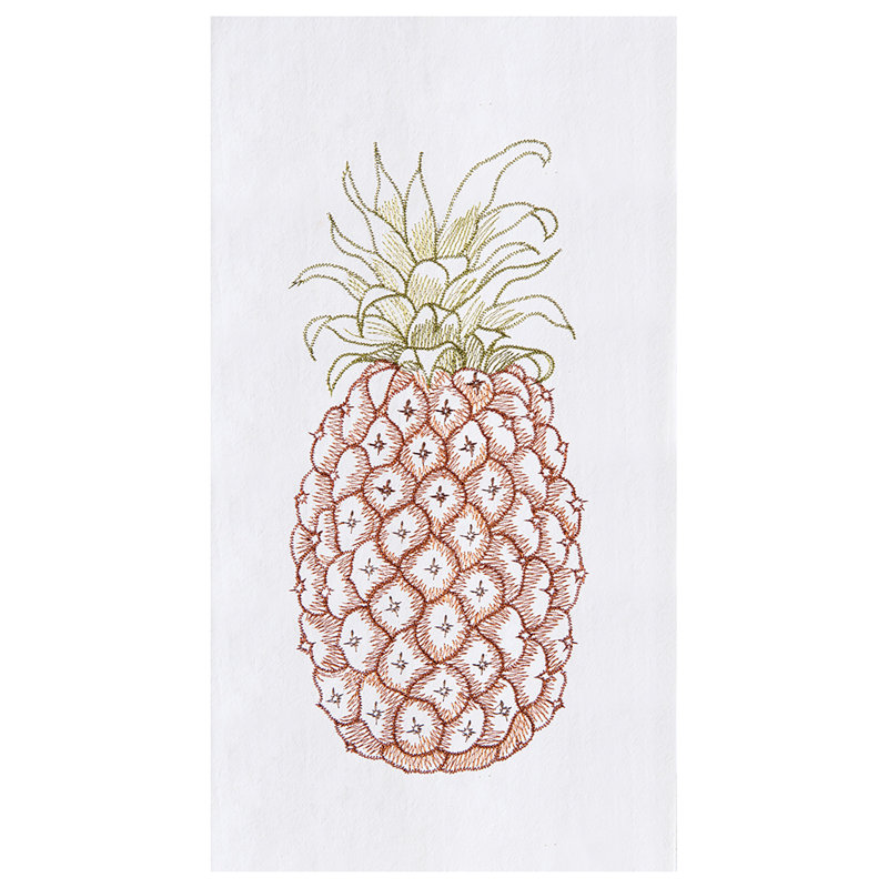 Torchon d'ananas en coton