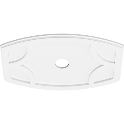 Diamètre intérieur de médaillon contemporain en PVC 3 po Kailey