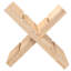 47cm W Solid Wood Log Rack-92590563