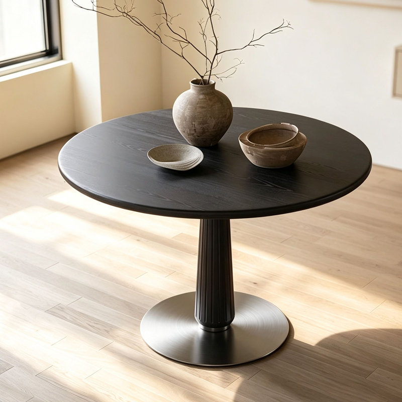 Table Nordic Retro, 29.5" H x 47.2" W x 47.2" D