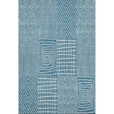 Premium Machine Washable Lyndhurst AMF990 Geometric Rug