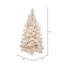 7.5' H Lighted Artificial Fir Christmas Tree