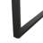 Outdoor Aluminum Dining Table, Black