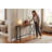 55-Inch Mattson with Outlets & USB Ports, Industrial Sofa Table for Entryway & Living Room