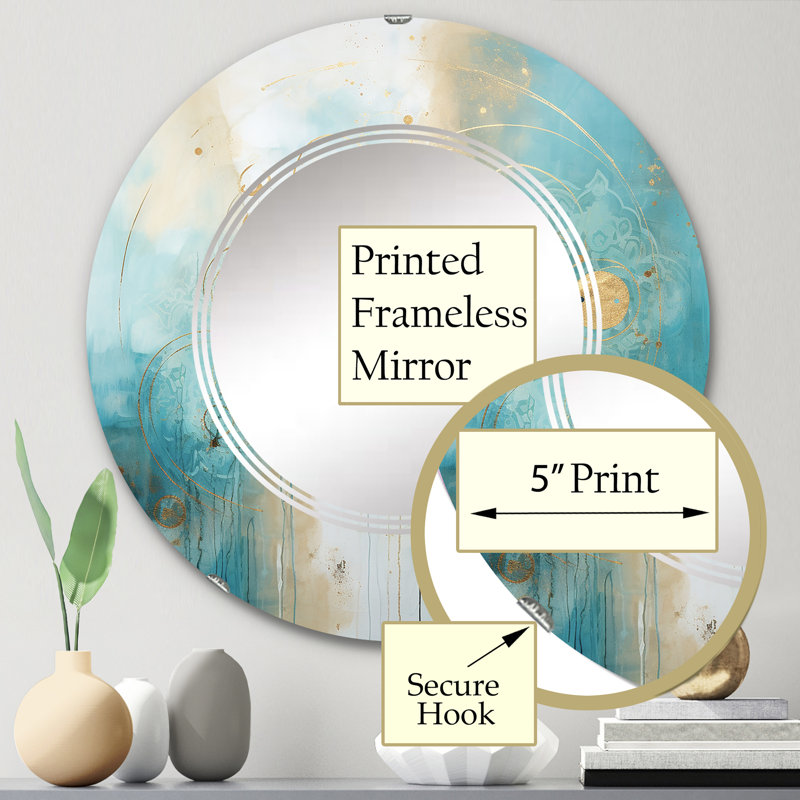 Miroir mural Orinia, 24 po x 24 po