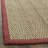Auckland Bamboo Slat/Seagrass Brown/Tan/Red Area Rug-1941771226