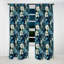 Rideau floral occultant Twilight Oasis - motif floral - 1 panneau-107535131