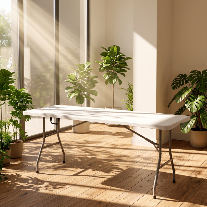 Table de pique-nique pliante en plastique VEVOR 70,87 po L x 27,56 po P x 28,74 po H