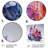 Purple And Red Spiritual Stone Blooms - Spiritual Stone Metal Wall Art-185354660