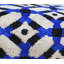 Coussin décoratif en velours géométrique