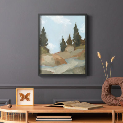 Reproduction d'art encadrée West Trail