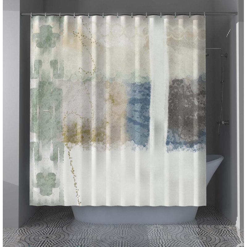 Abstract Shower Curtain