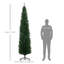 Grand sapin de Noël artificiel pré-éclairé, base en acier