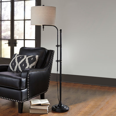 Sneller Black Arched Floor Lamp