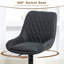 Upholstered Adjustable Height Counter Stool-983567169