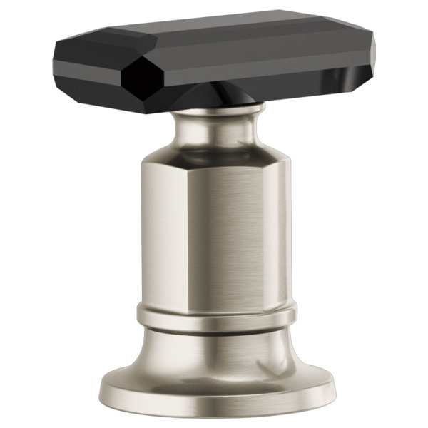 Invari® Roman Tub Faucet with Handshower, Luxe Nickel, Knob