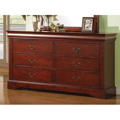 Commode moderne à finition cerisier