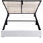 Grand lit plateforme tapissier avec rangement hydraulique - aucun sommier nécessaire & amp; Fabrication robuste-1871152087-1871152086