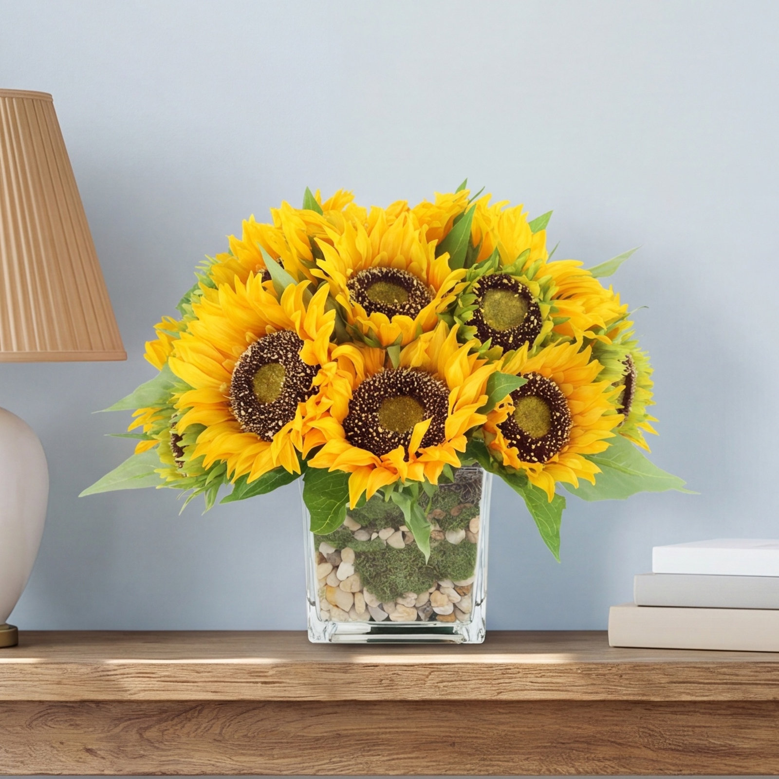 Cummins Sunflower Floral Arrangement, Orange